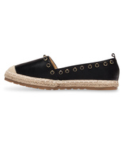 Espadryle damskie Ideal Shoes H-6556 Czarne