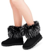 Śniegowce damskie Abloom BM-566 Czarne