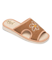 Kapcie damskie Natural Style NS-012 Brązowe