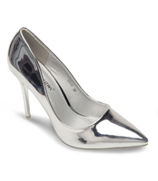 Czółenka damskie CH. Creation G51B Srebrne