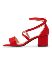 Sandałki damskie Laura Mode QL-69 Czerwone