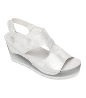 Sandałki damskie Skotnicki SA-3-0555 Srebrne