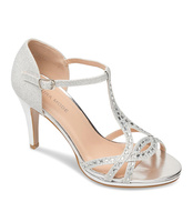 Sandałki damskie Laura Mode CQ01 Srebrne