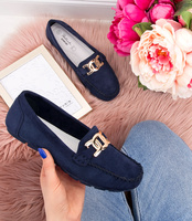 Mokasyny damskie Skotnicki P-3-0580 Granatowe