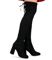 Kozaki damskie Laura Mode JKD-89 Czarne