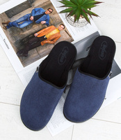 Kapcie męskie Befado 548M018 Granatowe