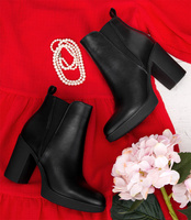 Botki damskie Super Mode 6917 Czarne