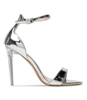 Sandałki damskie Laura Mode ZOY-003 Srebrne