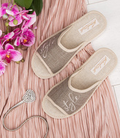 Kapcie damskie Natural Style NS-096 Brązowe