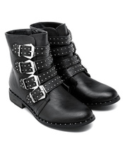 Botki damskie Foreverfolie F2062 Czarne