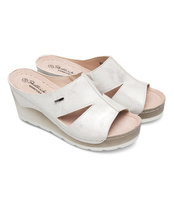 Klapki damskie Skotnicki KL-3-0611 Srebrne