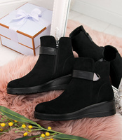 Botki damskie Skotnicki B-3/150-2 Czarne