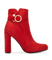 Botki damskie Bello Star B8818 Czerwone