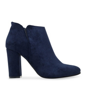 Botki damskie Ideal Shoes TX-2906 Granatowe