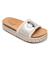 Klapki damskie Skotnicki KL-3-0508 Srebrne