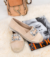 Espadryle damskie Bestelle Y931-9 Beżowe