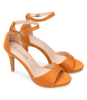 Sandałki damskie Laura Mode QL-128 Brązowe