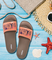 Klapki damskie basenowe Lano KL-3-7159-1 Łososiowe 