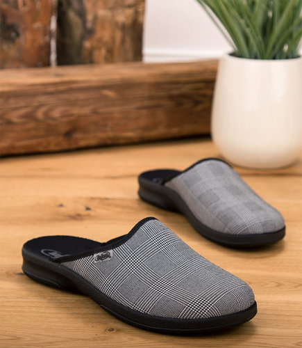 Kapcie męskie Befado 548M027 Szare