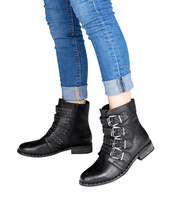 Botki damskie Foreverfolie F2062 Czarne