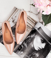 Czółenka damskie Laura Mode QL-115 Beżowe