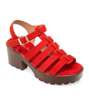 Sandałki damskie Bello Star 333-55 Czerwone