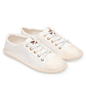 Trampki damskie Ideal Shoes X-9716 Białe