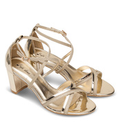 Sandałki damskie Style Shoes 6916 Złote