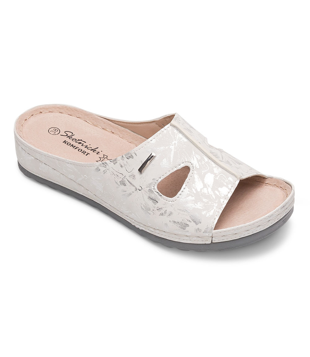 Klapki damskie Skotnicki KL-3-0541N Białe