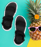 Sandałki damskie American Club HL17/20 Czarne