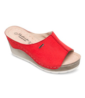 Klapki damskie Skotnicki KL-3-0510 Czerwone