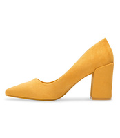 Czółenka damskie Ideal Shoes D-1232 Żółte