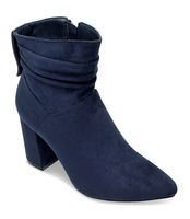 Botki damskie Bestelle 18052X-1 Granatowe