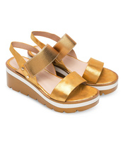 Sandałki damskie Shoesita 6293 Żółte