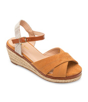 Sandałki damskie Sixth Sens FG11 Brązowe