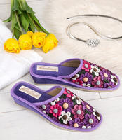 Kapcie damskie Natural Style NS-066 Fioletowe