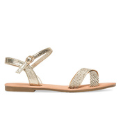 Sandałki damskie Abloom WL282 Złote