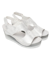 Sandałki damskie Skotnicki SA-3-0555 Srebrne