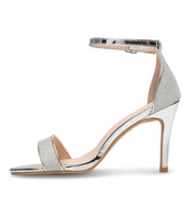 Sandałki damskie Style Shoes 6921 Srebrne