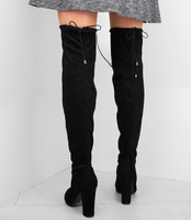 Kozaki damskie Laura Mode Y-018 Czarne