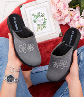 Kapcie damskie Inblu CA-101 Szare