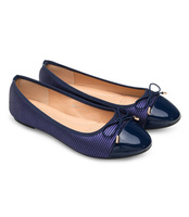 Balerinki damskie Abloom 9988-113 Granatowe