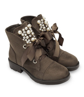 Botki damskie Bestelle CLS-63 Oliwkowe