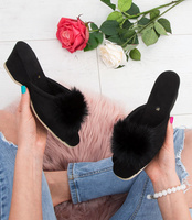 Kapcie damskie Natural Style NS-031 Czarne