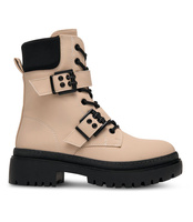 Botki damskie Sixth Sens JW132 Beżowe