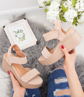 Sandałki damskie Shoesita BE-9012 Beżowe