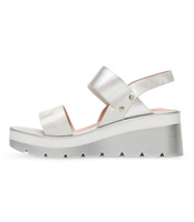 Sandałki damskie Shoesita 6293 Srebrne