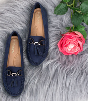 Mokasyny damskie Danic L7195 Granatowe