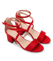 Sandałki damskie Laura Mode QL-69 Czerwone