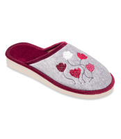 Kapcie damskie Natural Style NS-085 Bordowe